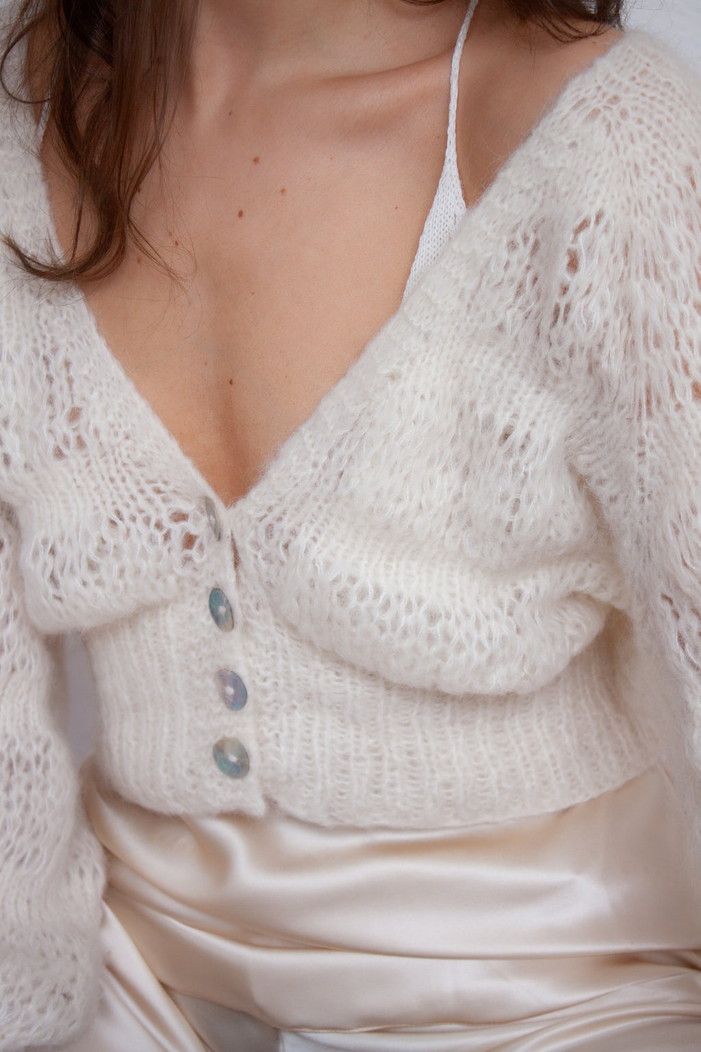 Nuvola Cardigan in Cream