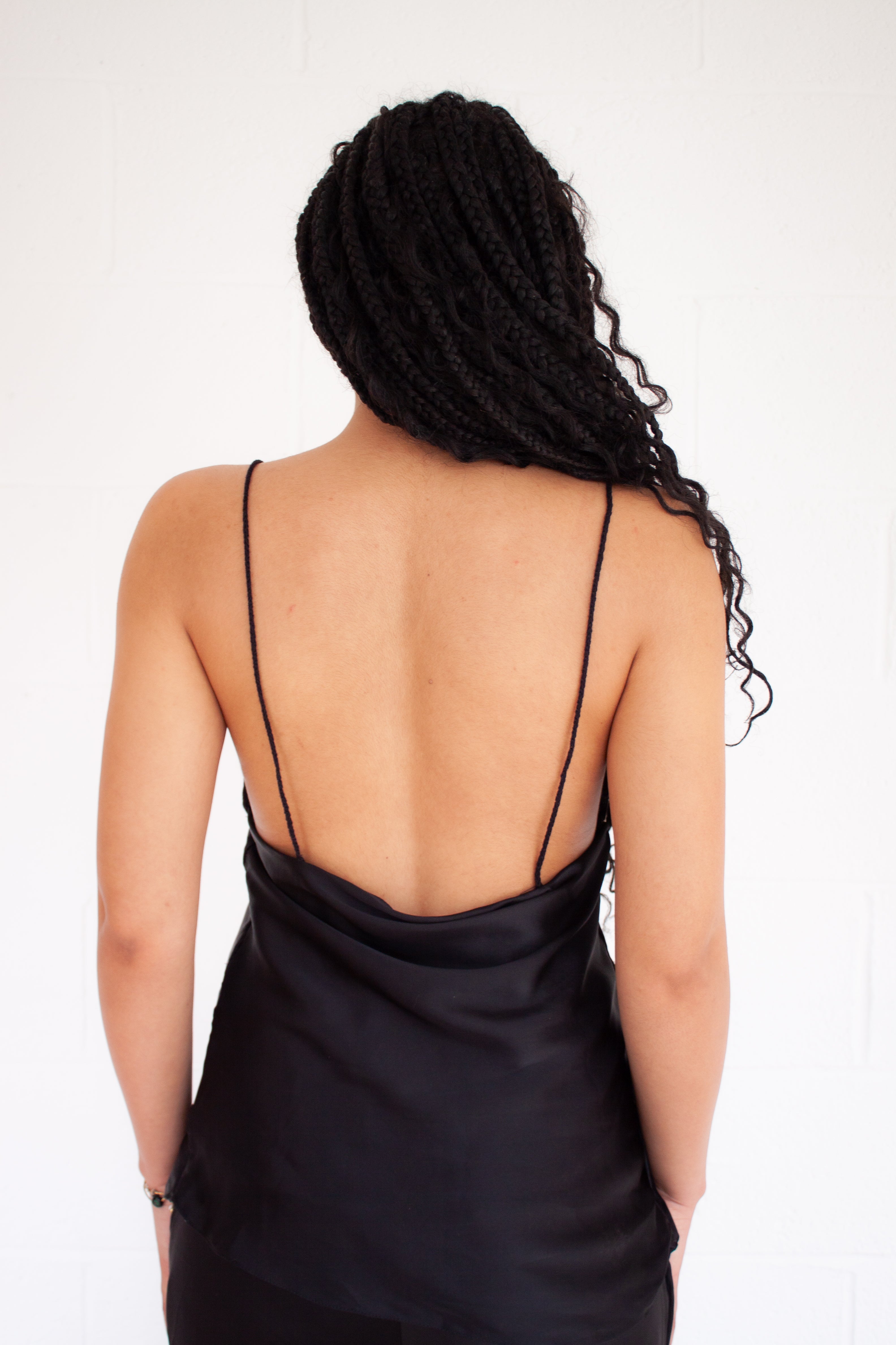 Lulu Slip Top in Black