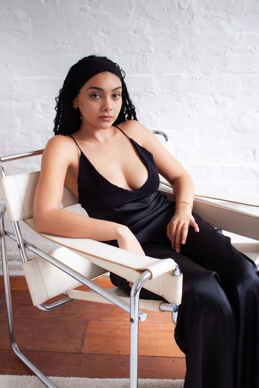 Lulu Slip Top in Black