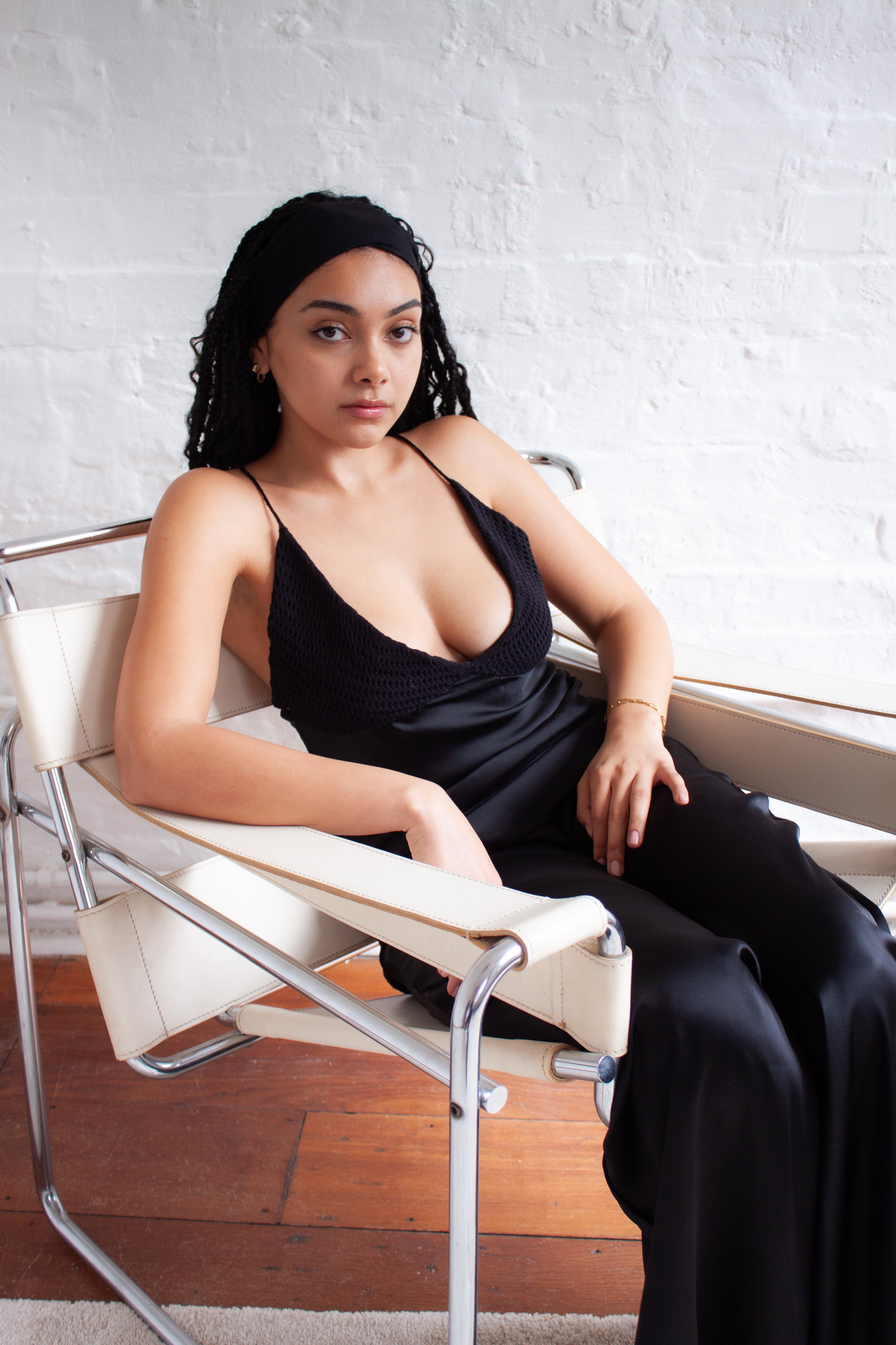 Lulu Slip Top in Black