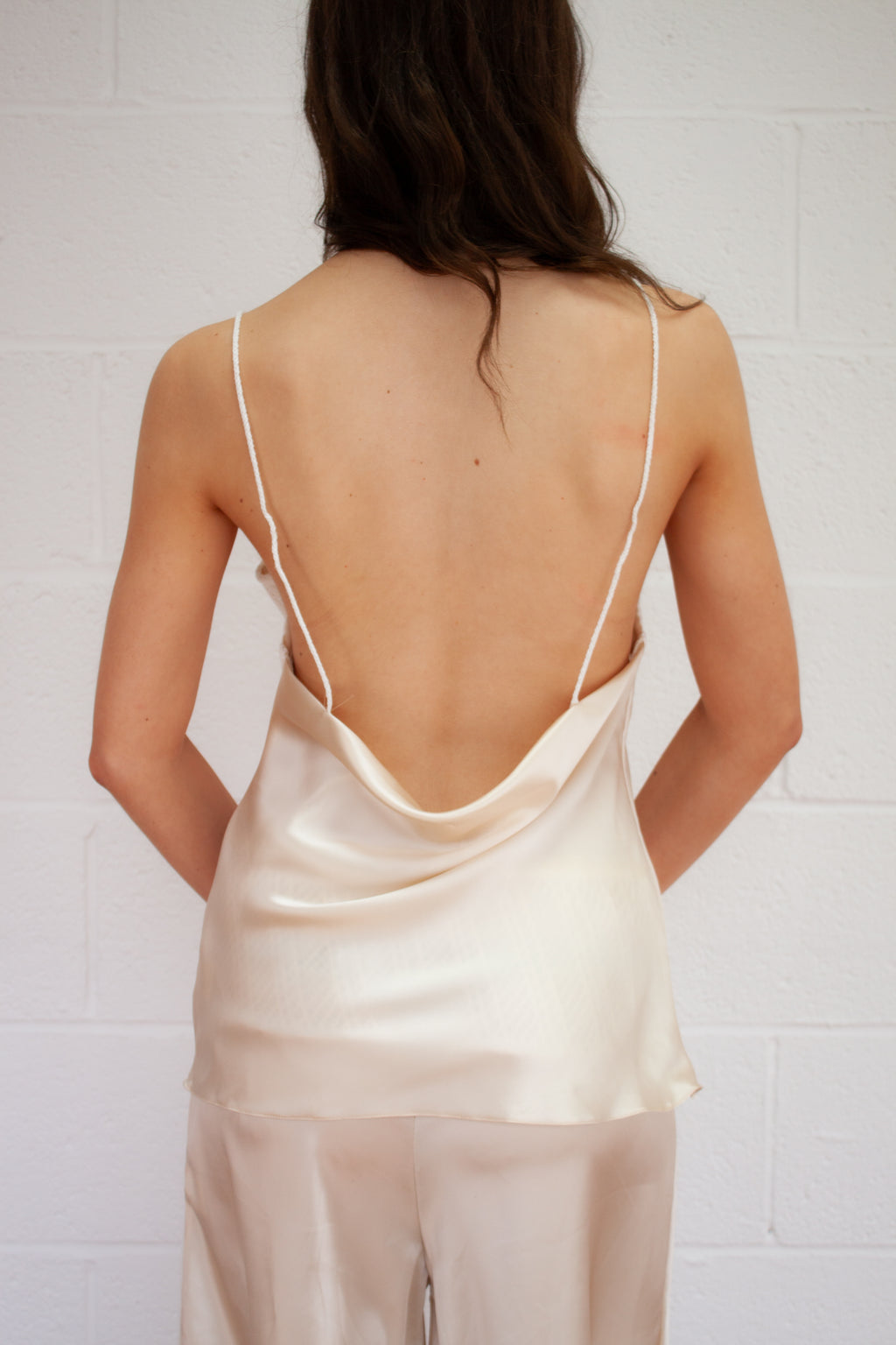 Lulu Slip Top in Cream