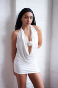 Kazia Mini Dress in Cream
