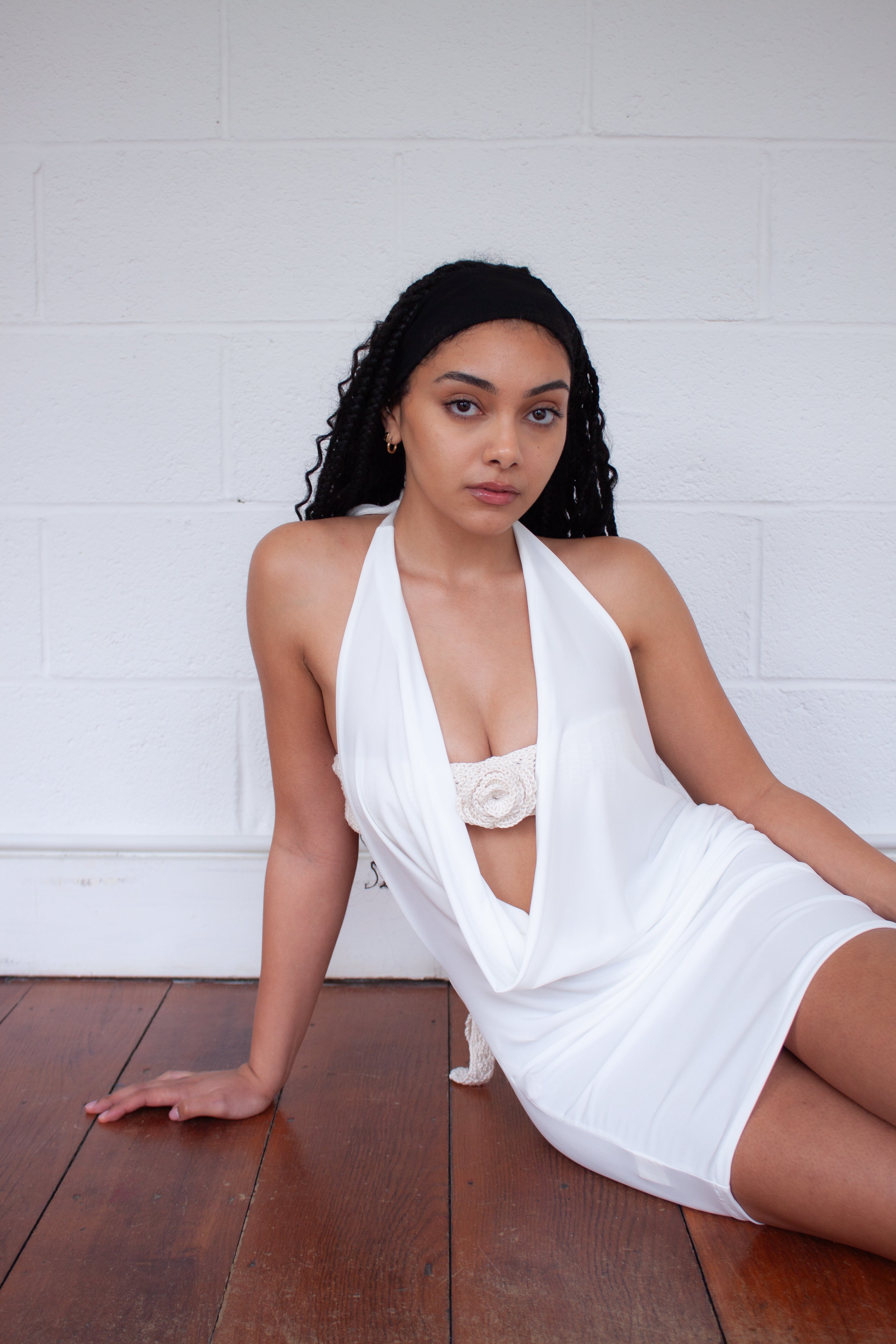 Kazia Mini Dress in Cream