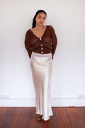 Gea Maxi Skirt in Cream