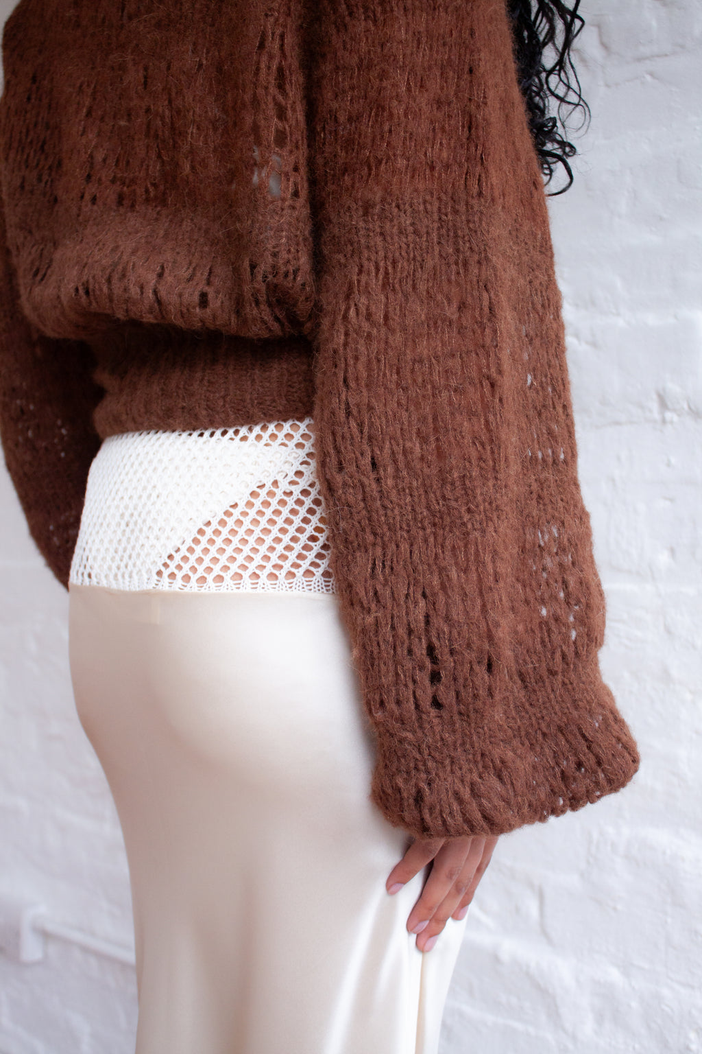 Gea Maxi Skirt in Cream