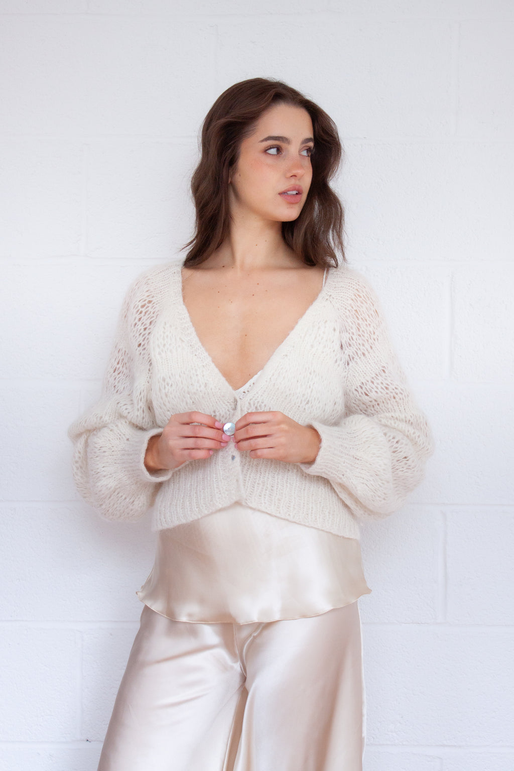 Nuvola Cardigan in Cream
