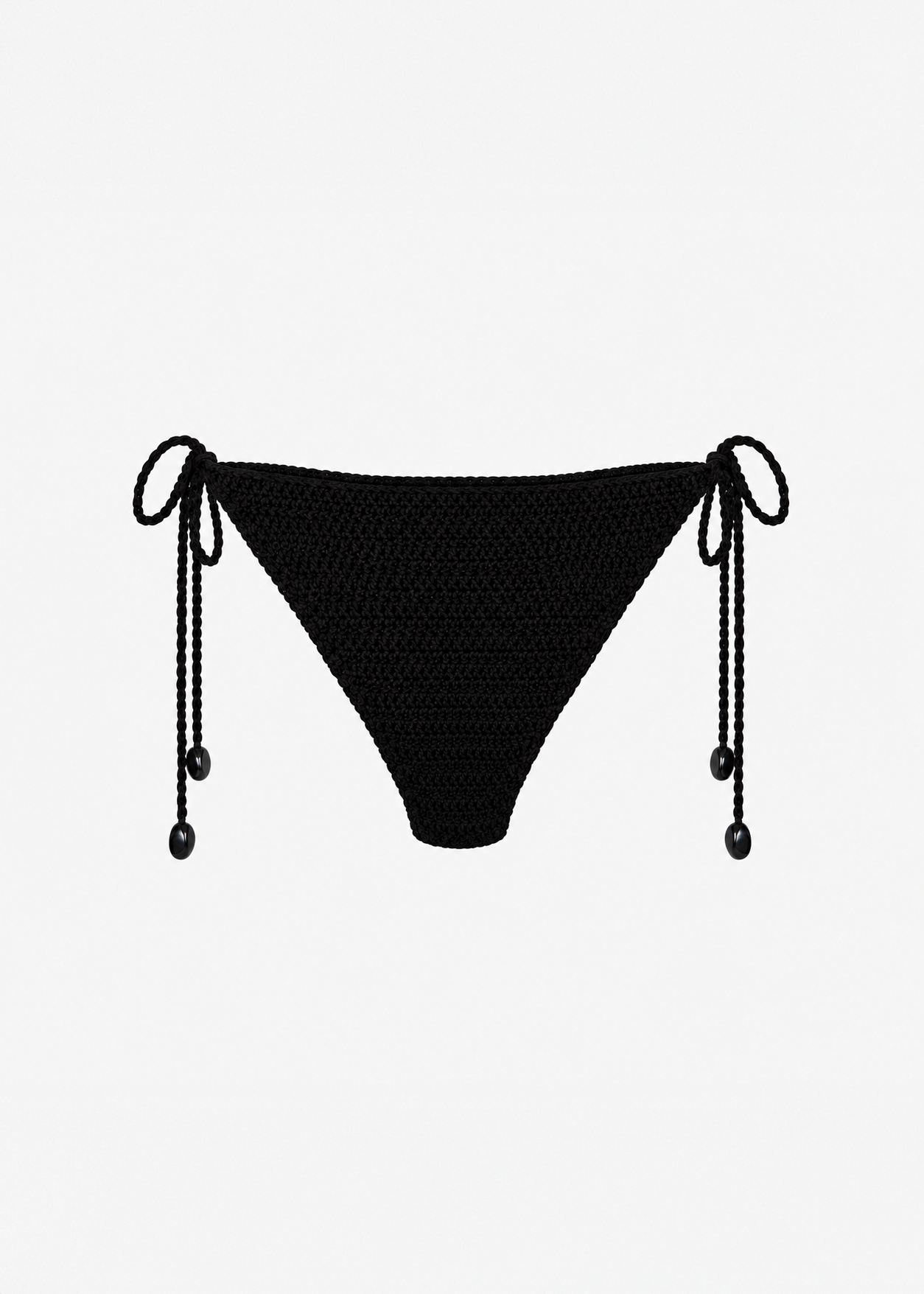 Crochet Bikini Bottom in Black