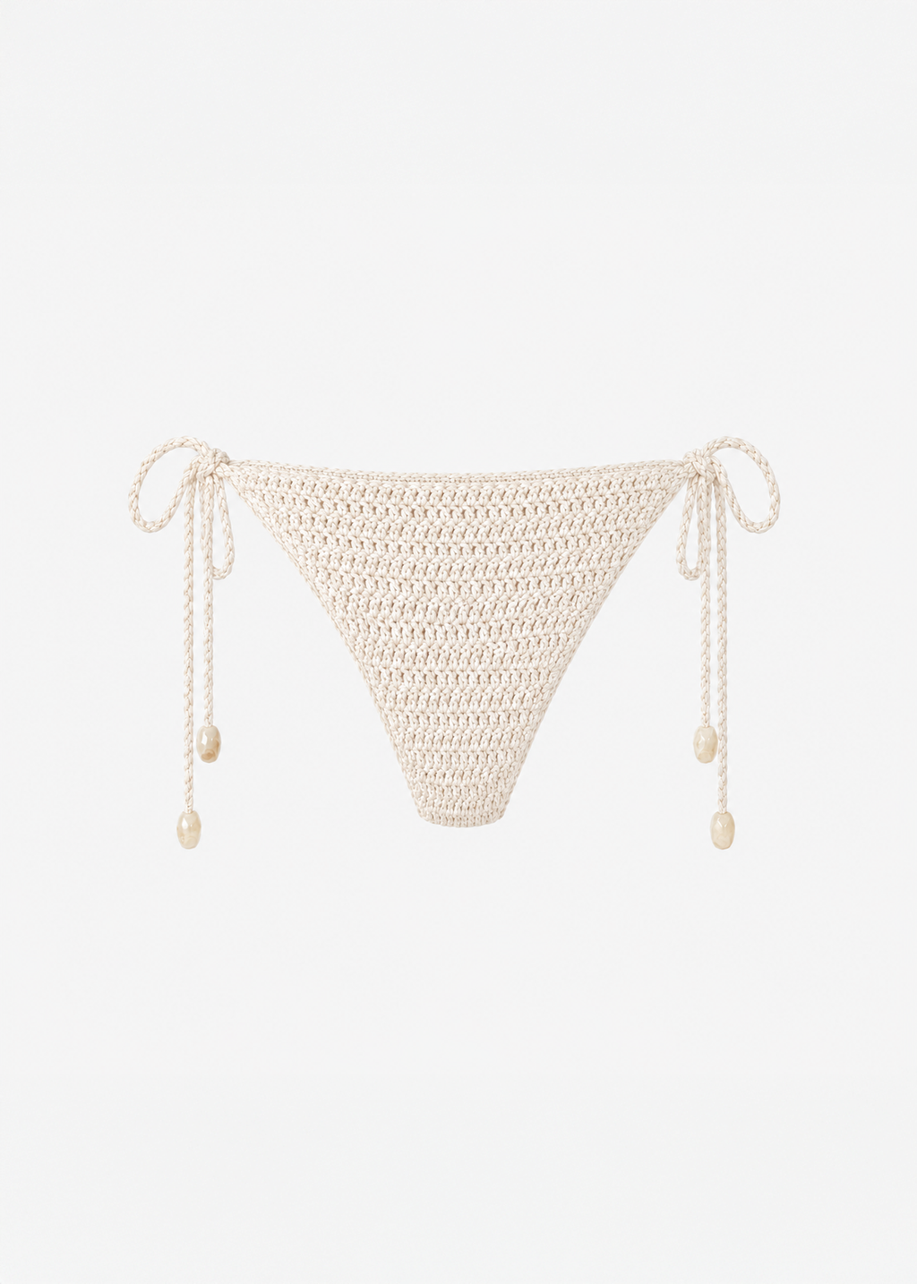 Crochet Bikini Bottom in Cream