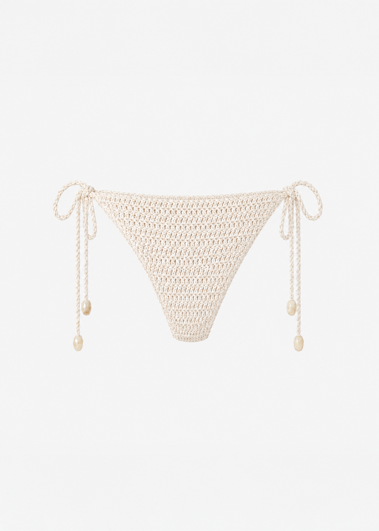 Crochet Bikini Bottom in Cream