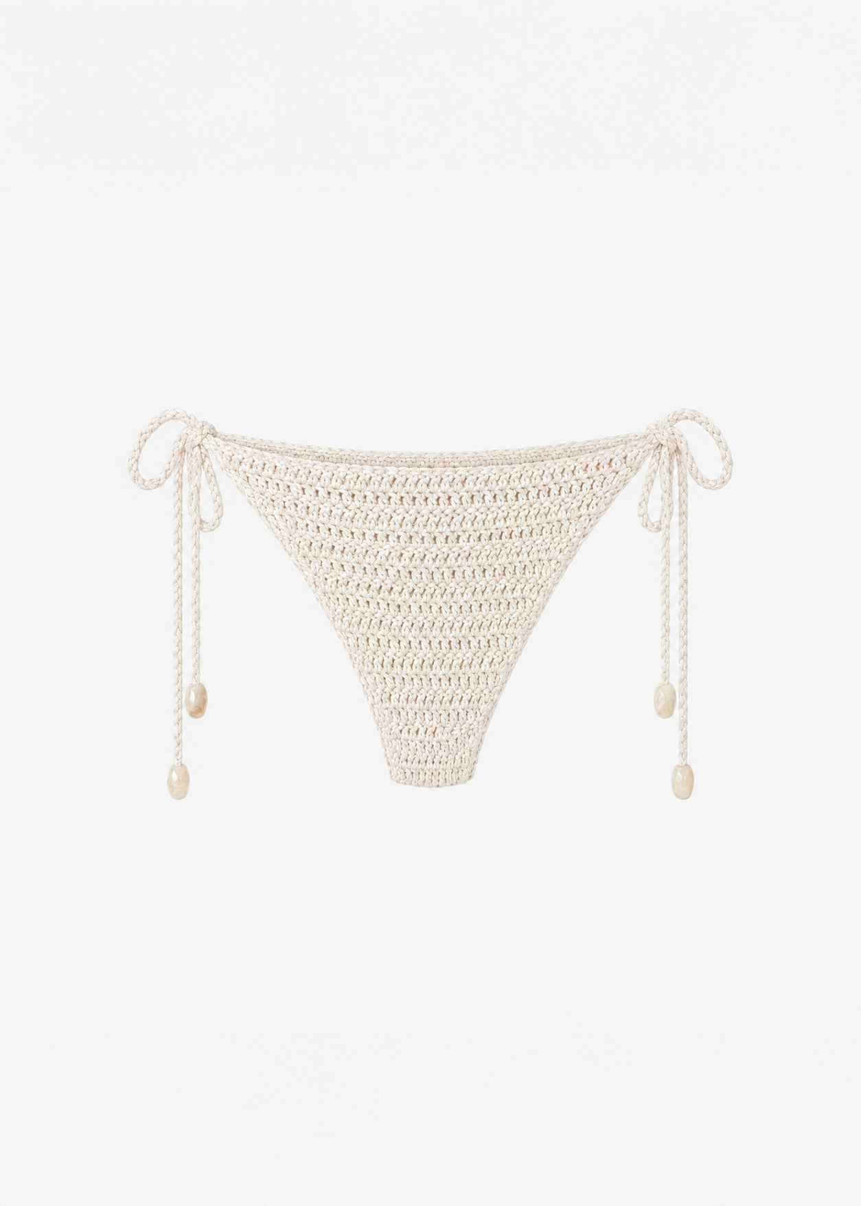 Crochet Bikini Bottom in Cream