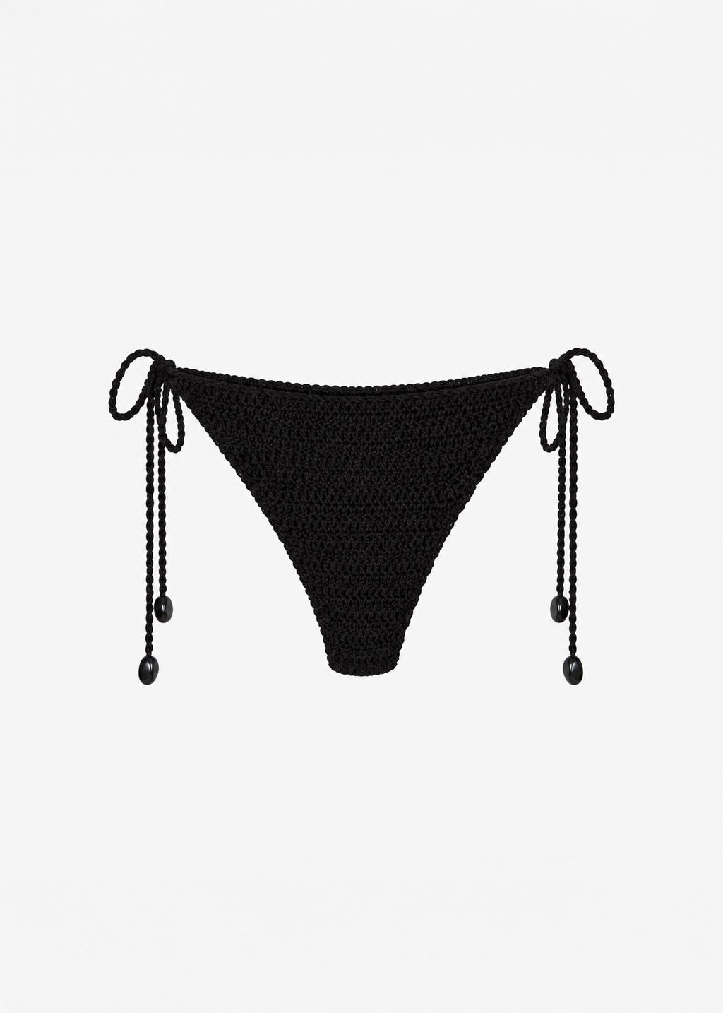 Crochet Bikini Bottom in Black