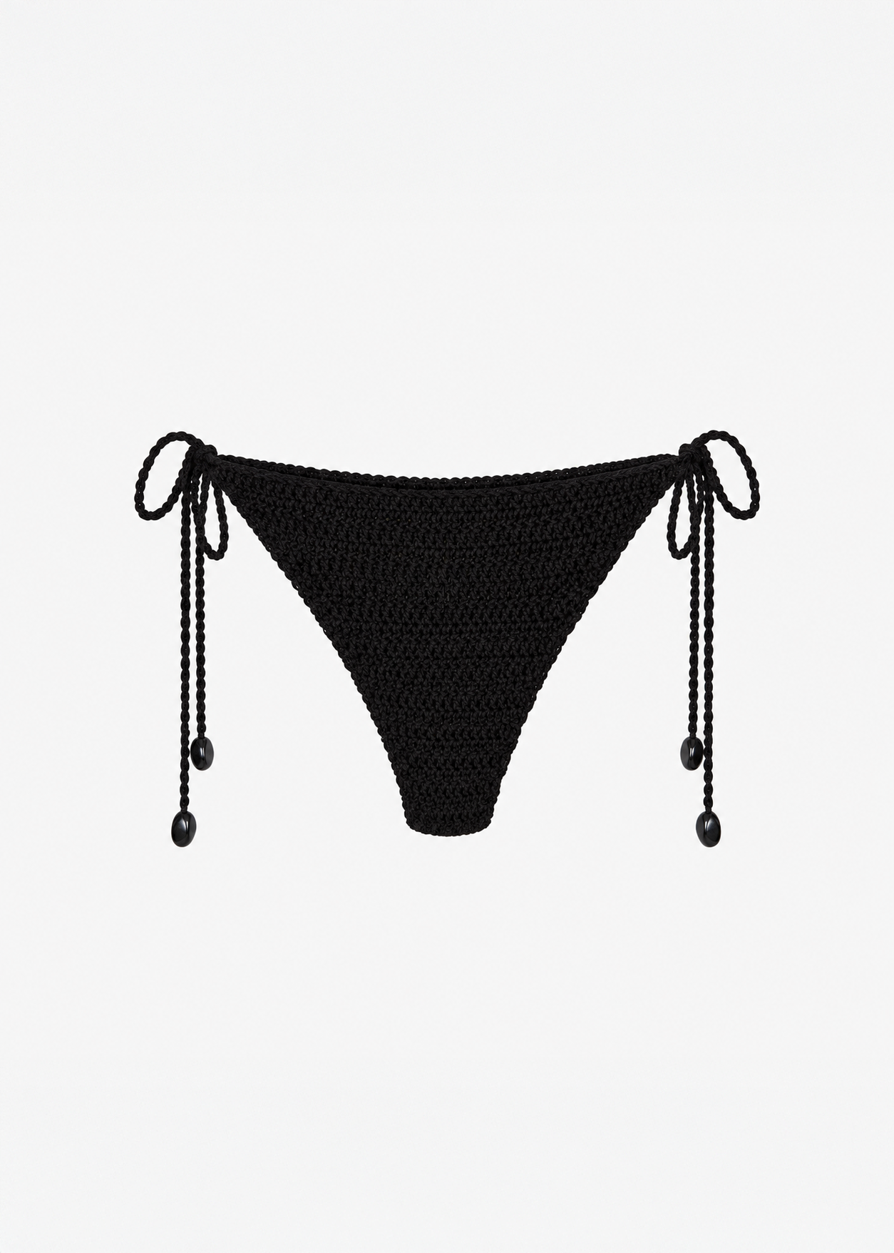 Crochet Bikini Bottom in Black