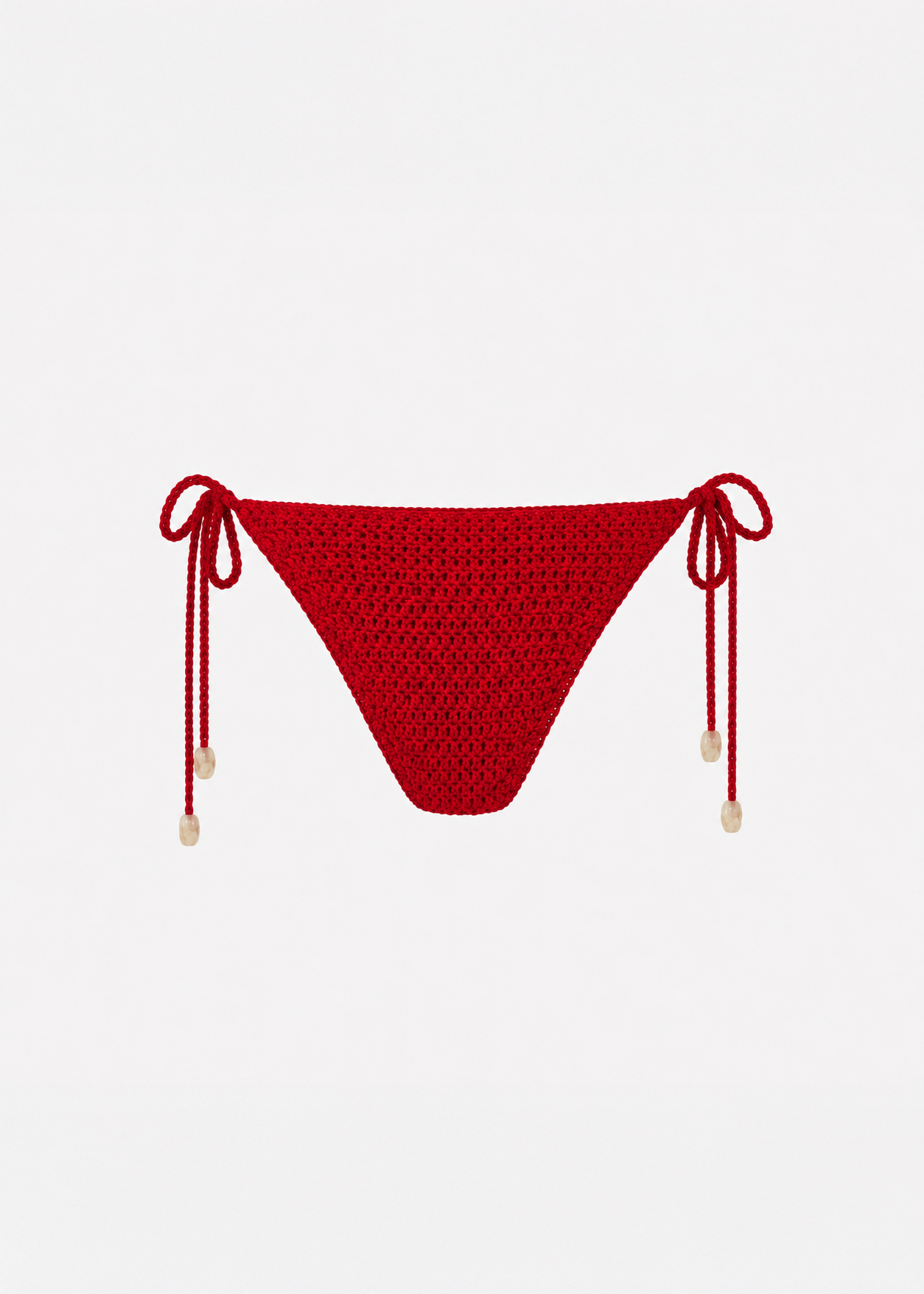 Crochet Bikini Bottom in Red