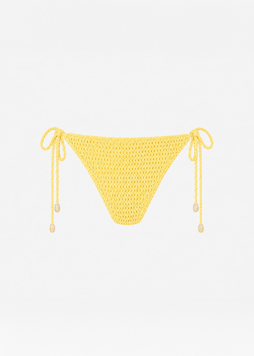 Crochet Bikini Bottom in Butter Yellow