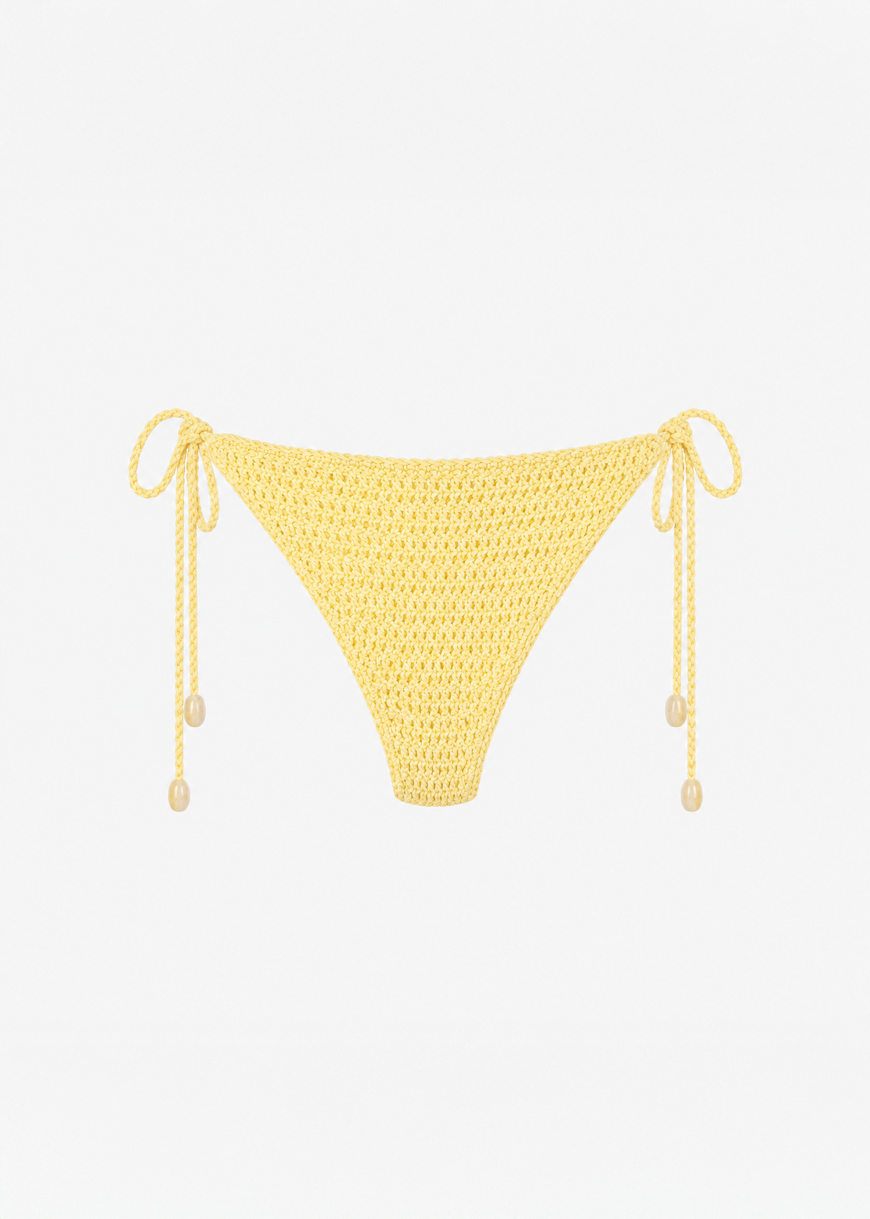 Crochet Bikini Bottom in Butter Yellow