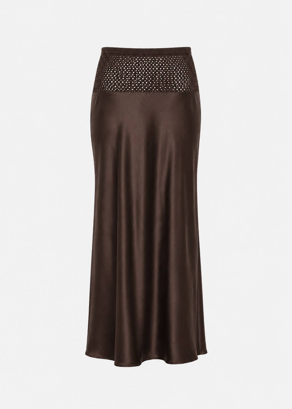 Gea Maxi Skirt in Chocolate
