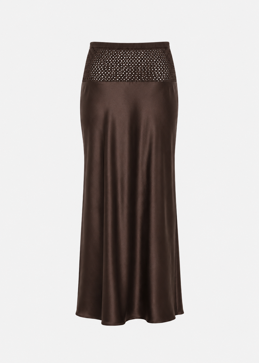 Gea Maxi Skirt in Chocolate